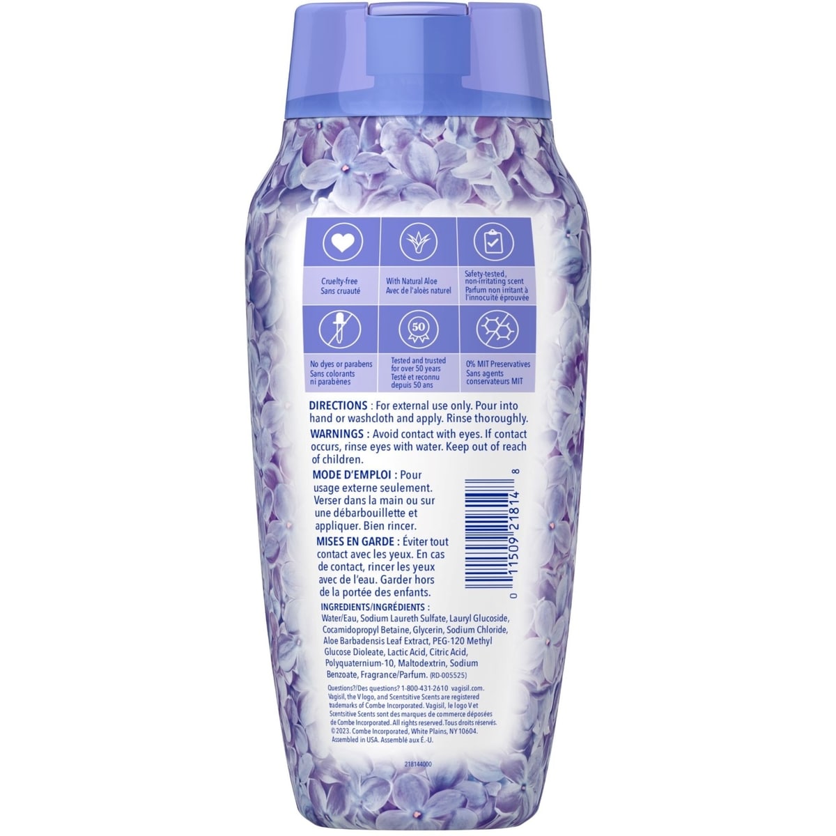 Nettoyant intime quotidien Scentsitive Scents Lilas du printemps
