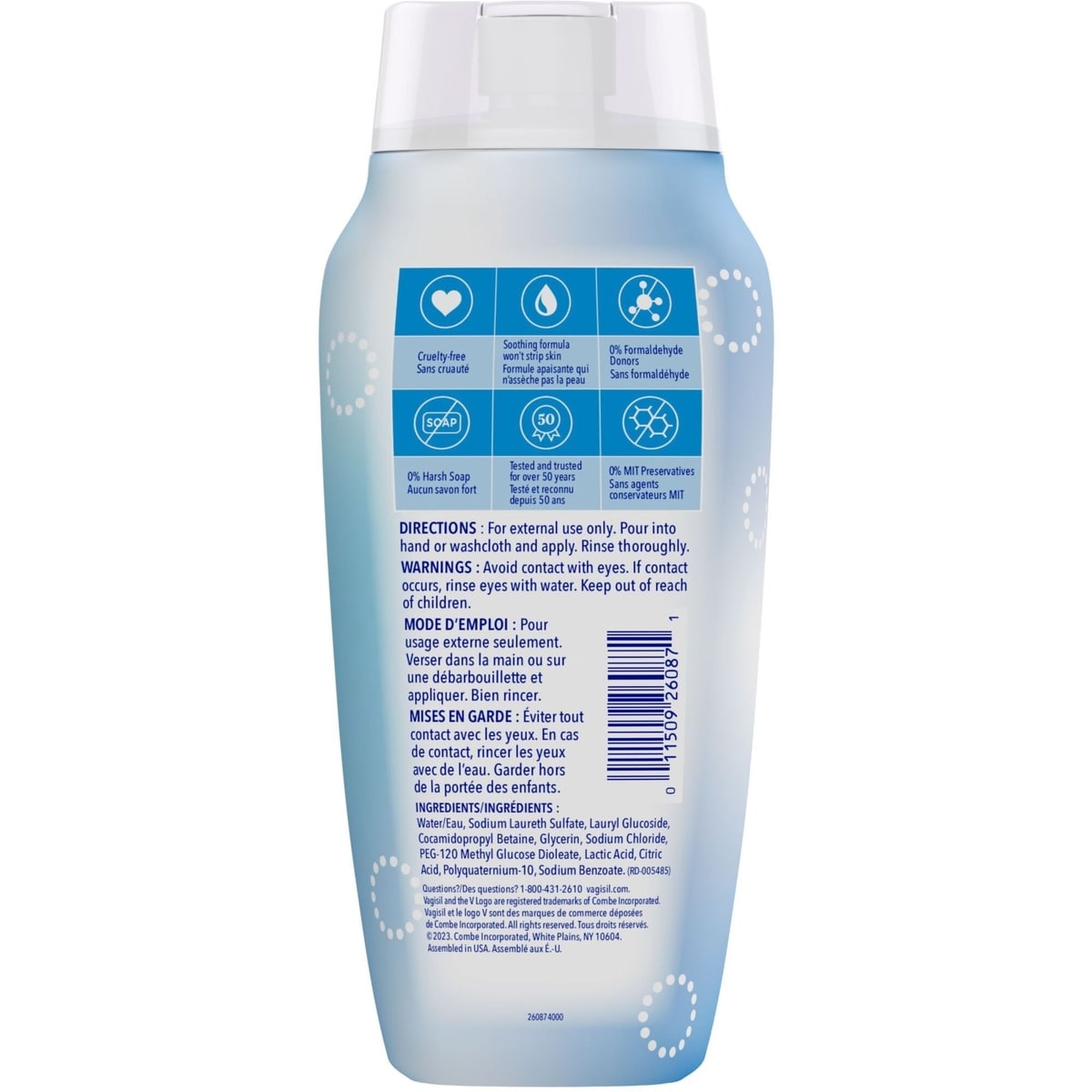 Nettoyant intime quotidien Non parfumé