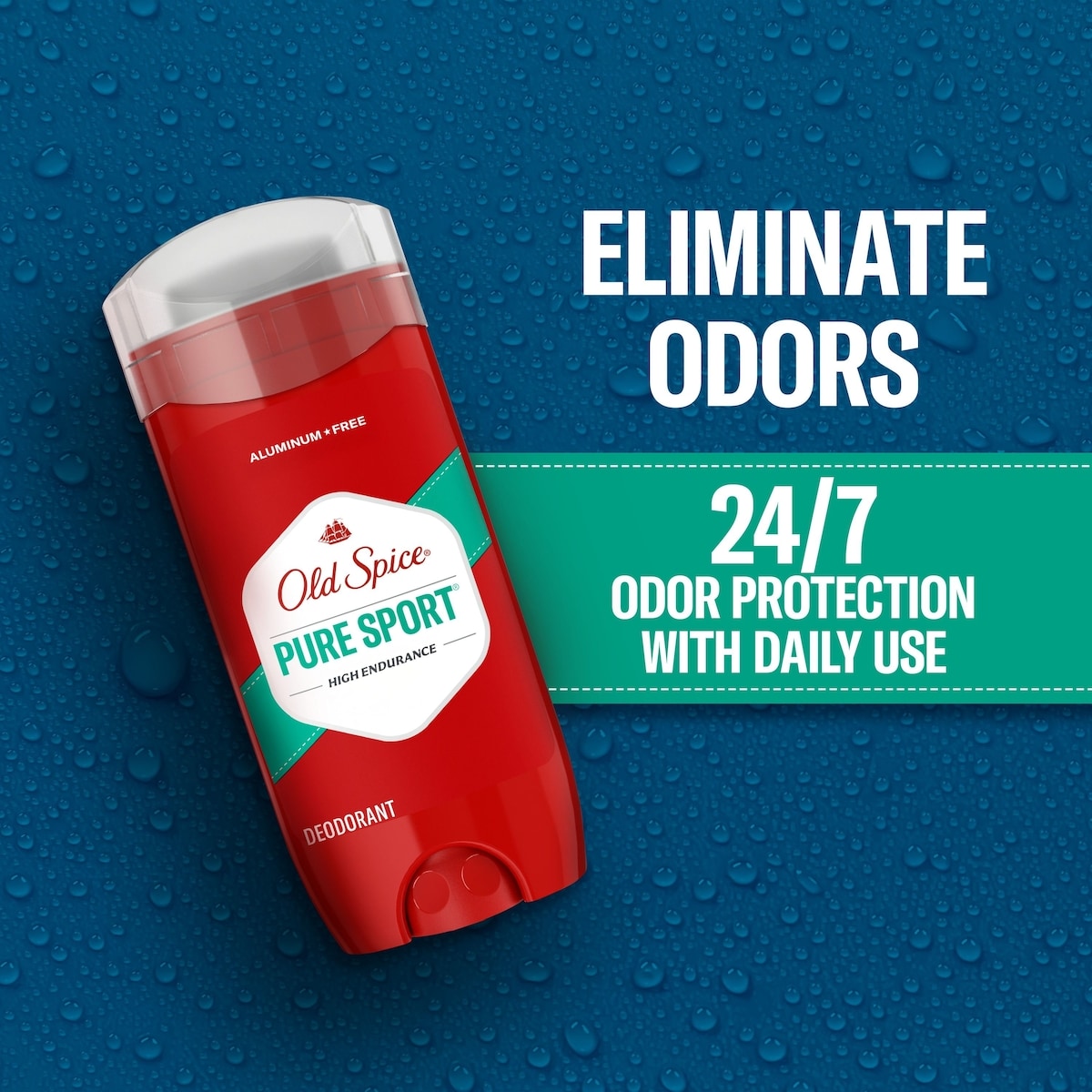 Old Spice High Endurance Pure Sport Deodorant for Men,107 grams