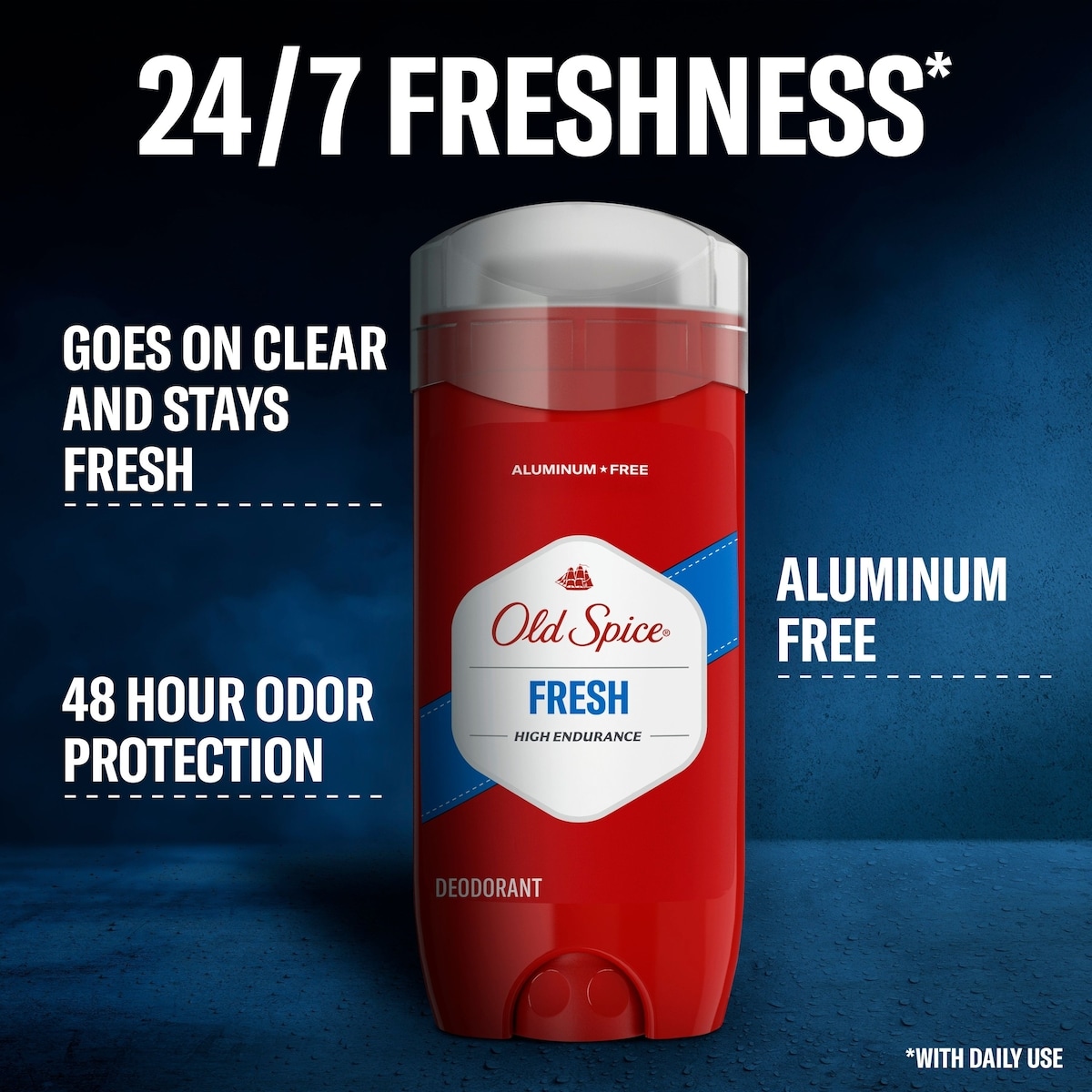 Old Spice High Endurance Fresh Scent Deodorant for Men,107 grams