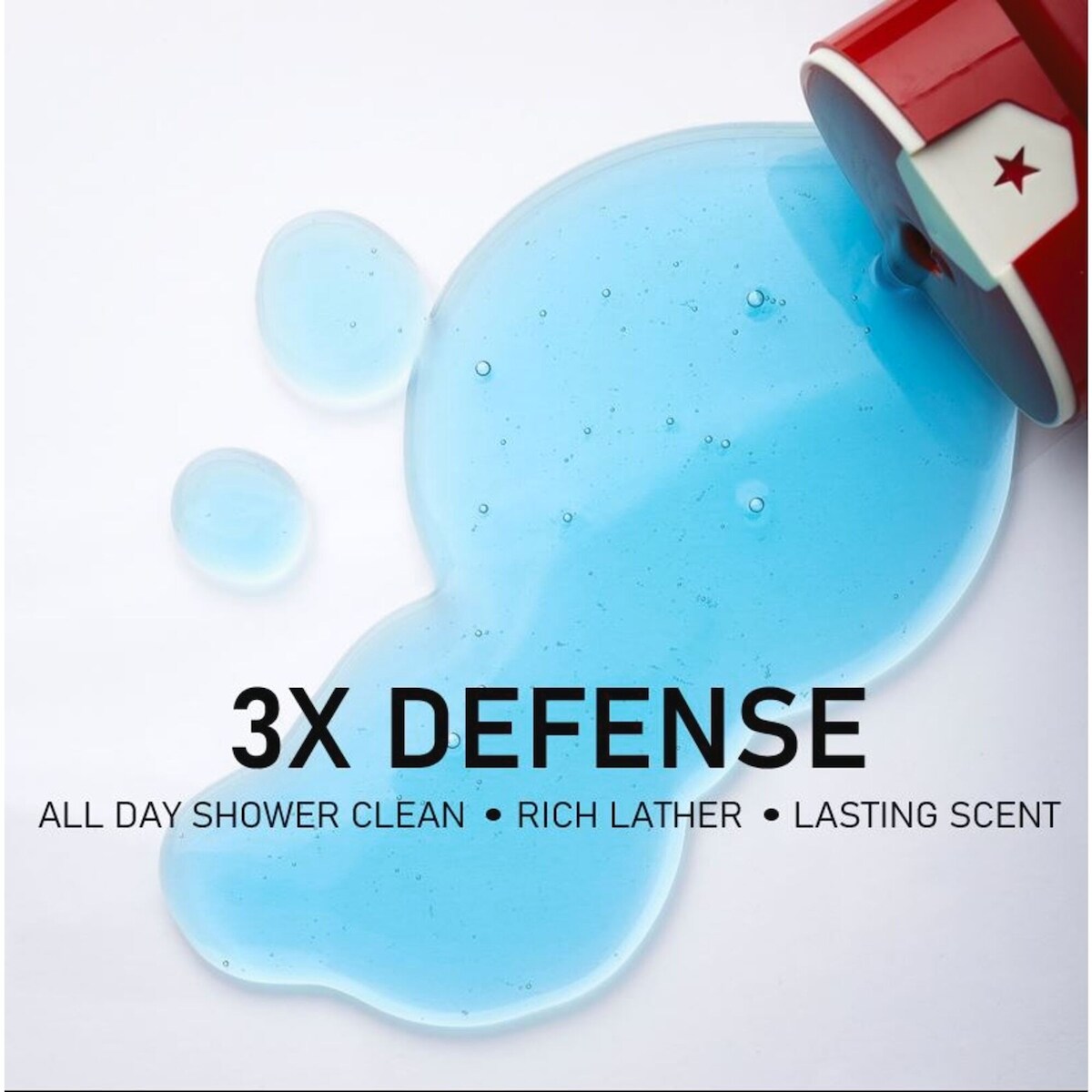 Body Wash for Men, Raptorstrike, Long Lasting Lather
