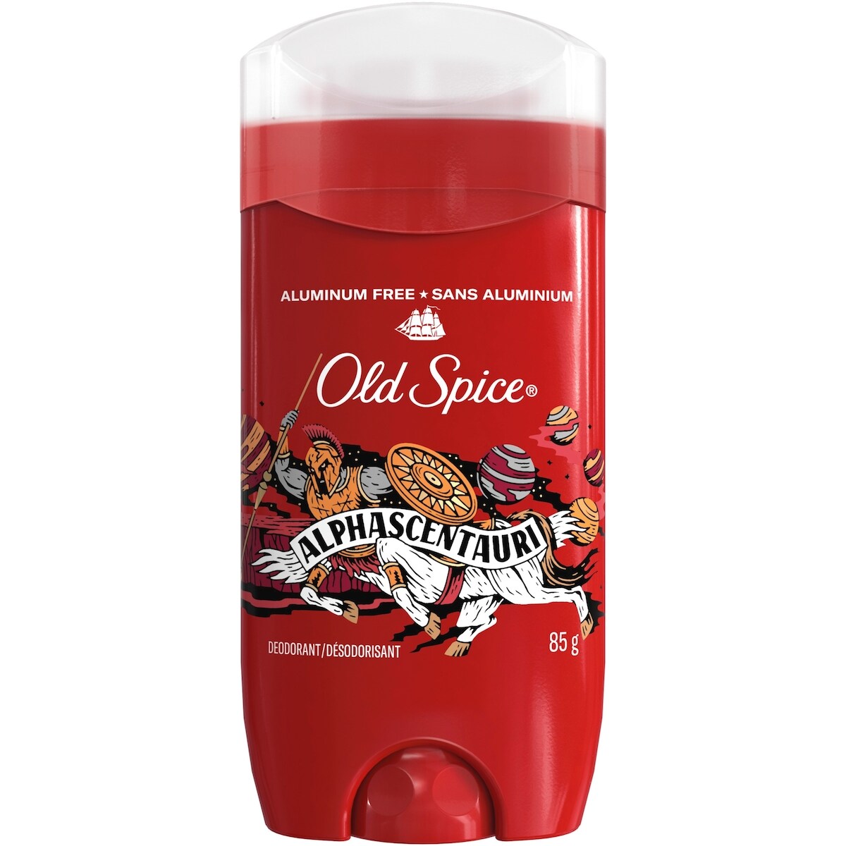 Old Spice Aluminum Free Deodorant for Men, AlphaScentauri, 48 Hr. Protection 85 G