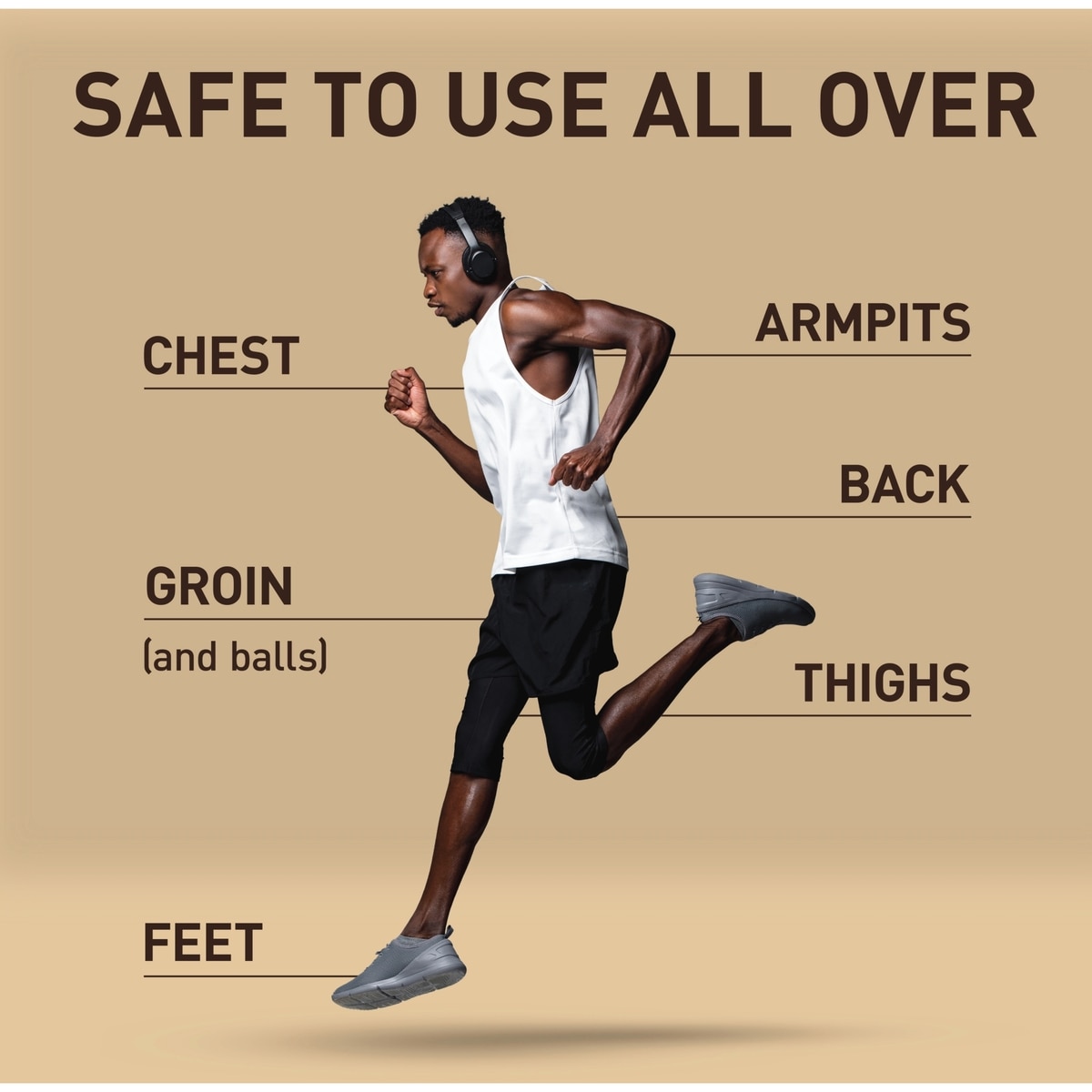 Total Body Deodorant Aluminum Free Spray Vanilla + Shea, 24/7 Freshness From Pits to Toes and Down Below // Dermatologist Tested Full Body Deodorant