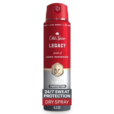 Red Collection Body Spray for Men, Legacy Scent, Refreshing Fragrance, All-Day Odor Protection, Long-Lasting Freshness