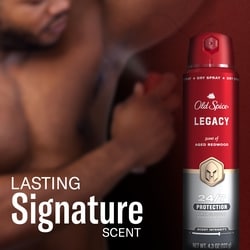 Red Collection Body Spray for Men, Legacy Scent, Refreshing Fragrance, All-Day Odor Protection, Long-Lasting Freshness 3