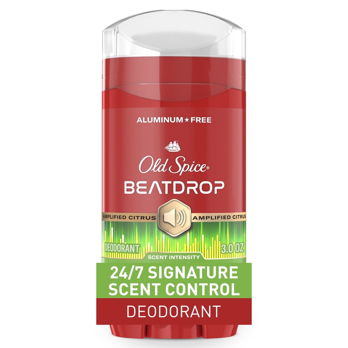 Red Collection Deodorant for Men, Beatdrop Scent, 24-Hour Odor Protection, Refreshing Fragrance, Long-Lasting Freshness