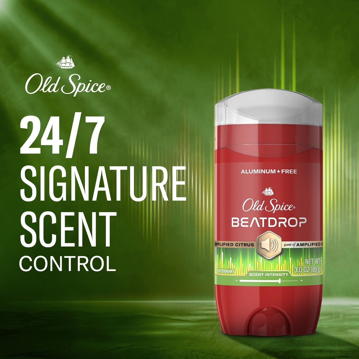 Red Collection Deodorant for Men, Beatdrop Scent, 24-Hour Odor Protection, Refreshing Fragrance, Long-Lasting Freshness