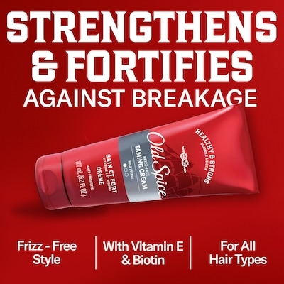 Frizz-Free Taming Cream, Healthy & Strong with Vitamin E & Biotin, Low Hold 2