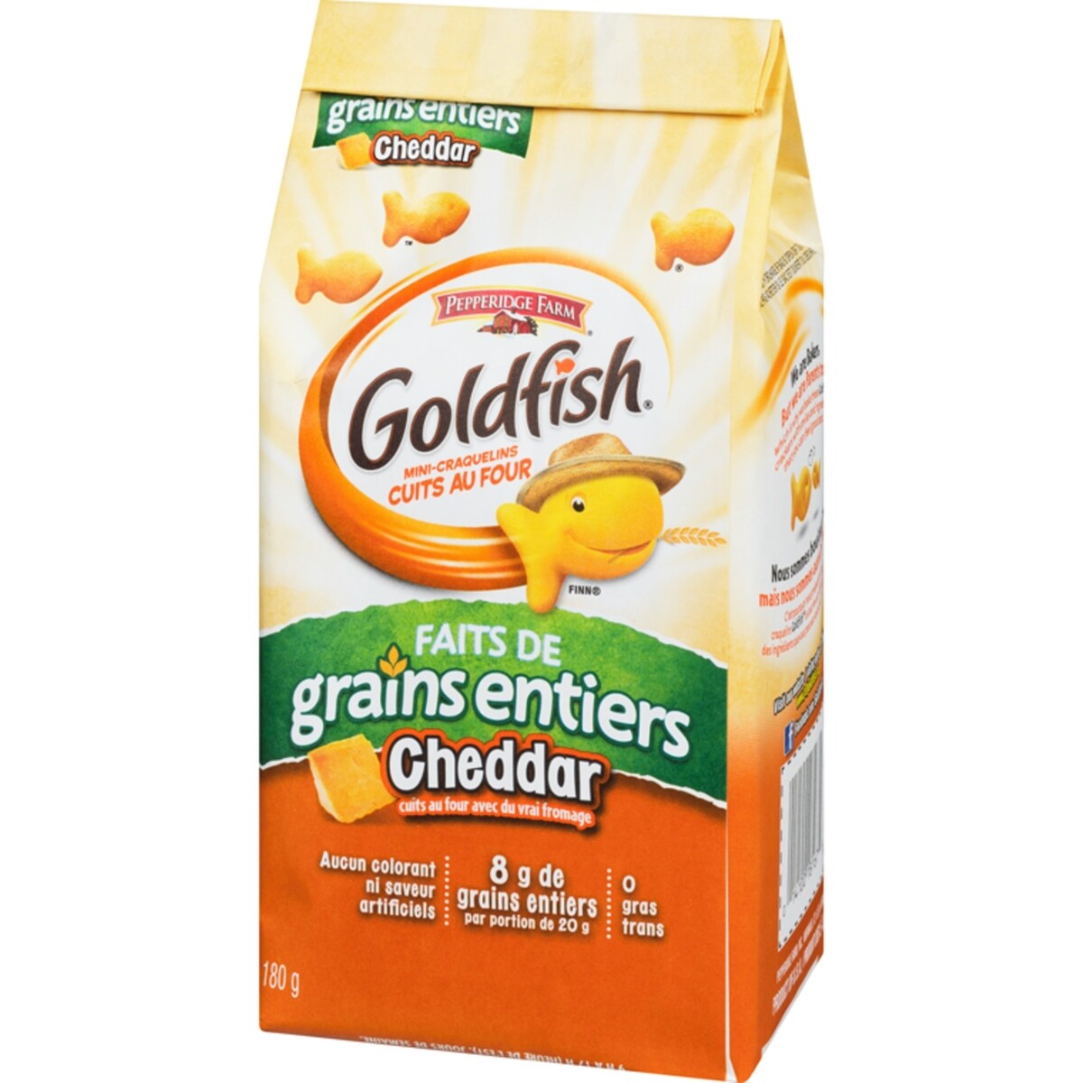 Goldfish  faits de grains entiers Cheddar (180 g)