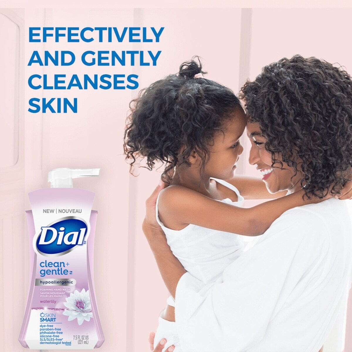 Savon moussant pour les mains Dial Clean+Gentle, 221 mL