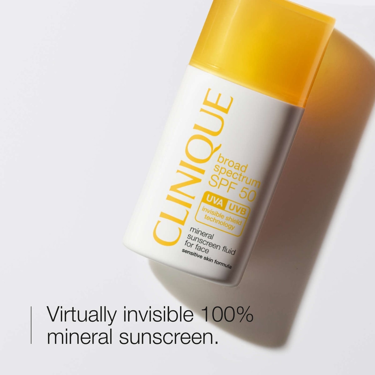 Fluide solaire minéral pour le visage à protection élevée FPS 50