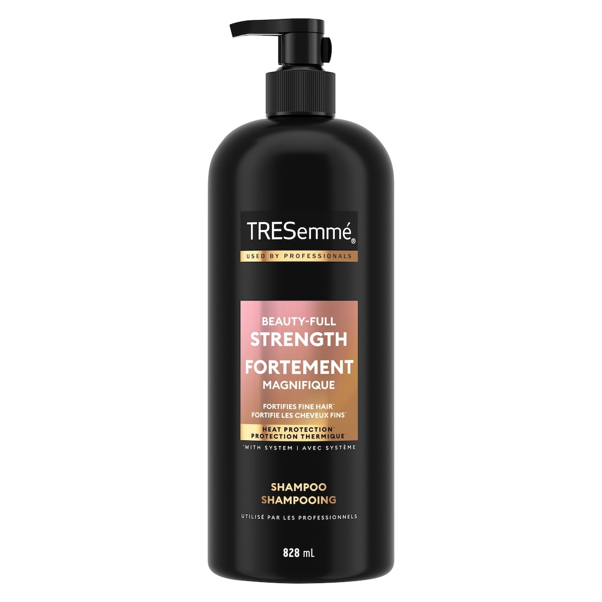 Shampooing pour cheveux fins TRESemmé Beauty-Full Strength + Biotine & Fortimax avec Technologie Pro Style™