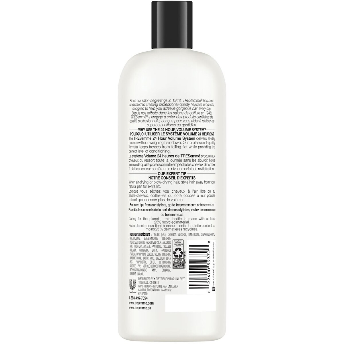 TRESemmé Conditioner 24 Hour Volume 828ml