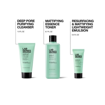 Clear LS Let's Clear Things Up Men's Skincare Set 3