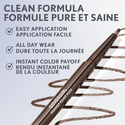 Perfect Point Plus Eyeliner, micro-fine point, precise line, built-in smudger tip for a softer, smokier look 4