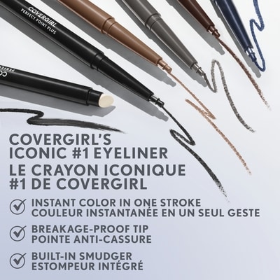 Perfect Point Plus Eyeliner, micro-fine point, precise line, built-in smudger tip for a softer, smokier look 5
