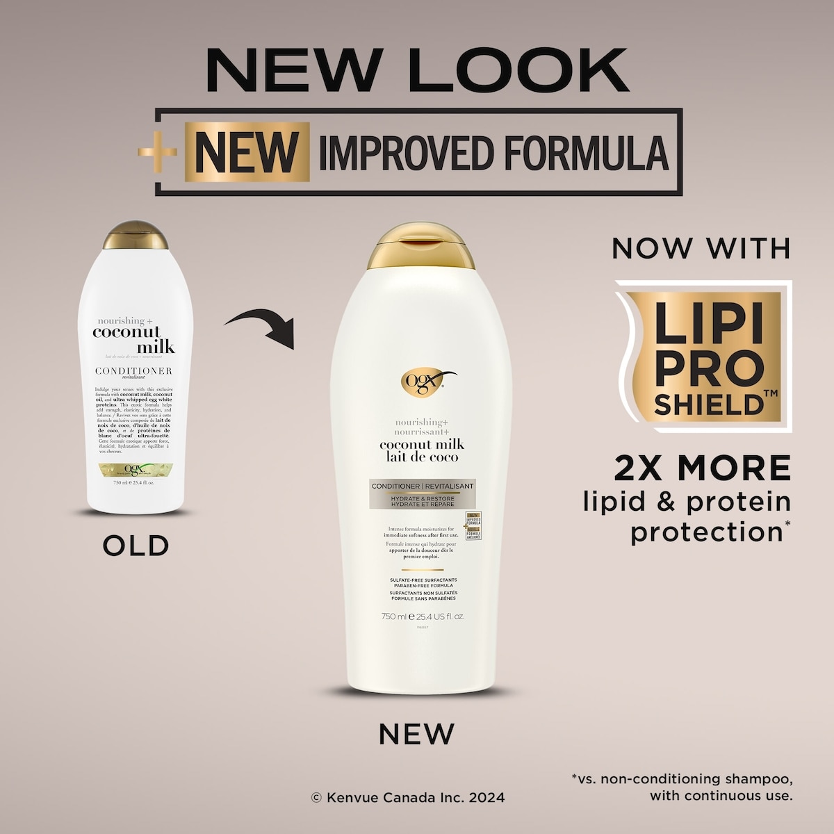 Revitalisant nourrissant + lait de coco