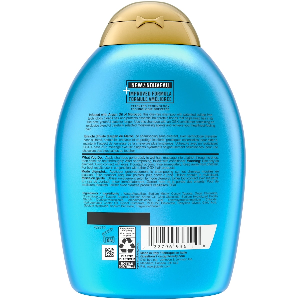 Shampooing régénérant + huile d’argan du Maroc