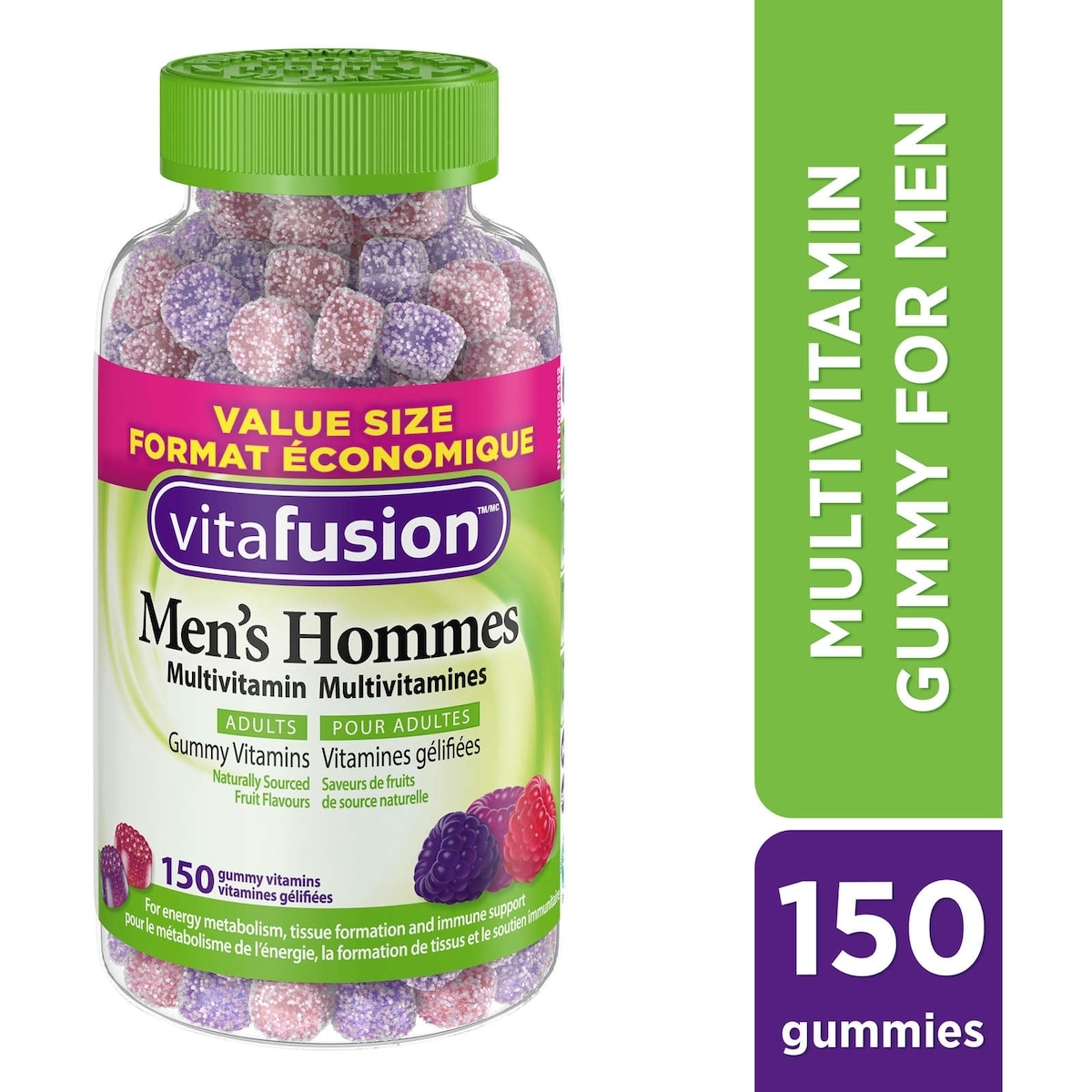 vitamines gélifiées pour hommes Vitafusion