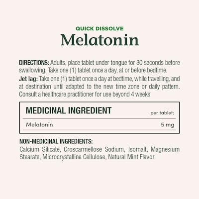 Extra Strength Sublingual Melatonin 5 mg 2