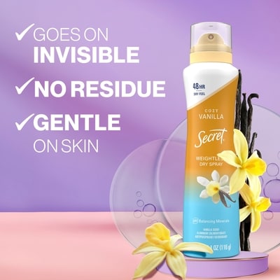 Antiperspirant Deodorant Spray Vanilla+Argan Oil 116g 2