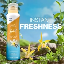 Antiperspirant Deodorant Spray Vanilla+Argan Oil 116g 6