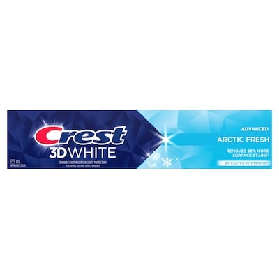 3D White Advanced, Teeth Whitening Toothpaste Arctic Fresh, 135 ml