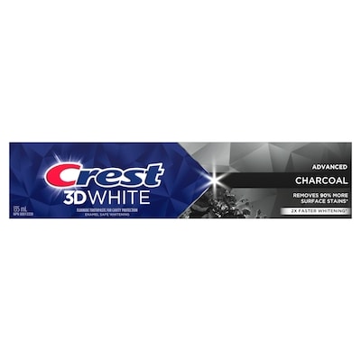 3D White Advanced, Charcoal Whitening Toothpaste, 135 ml