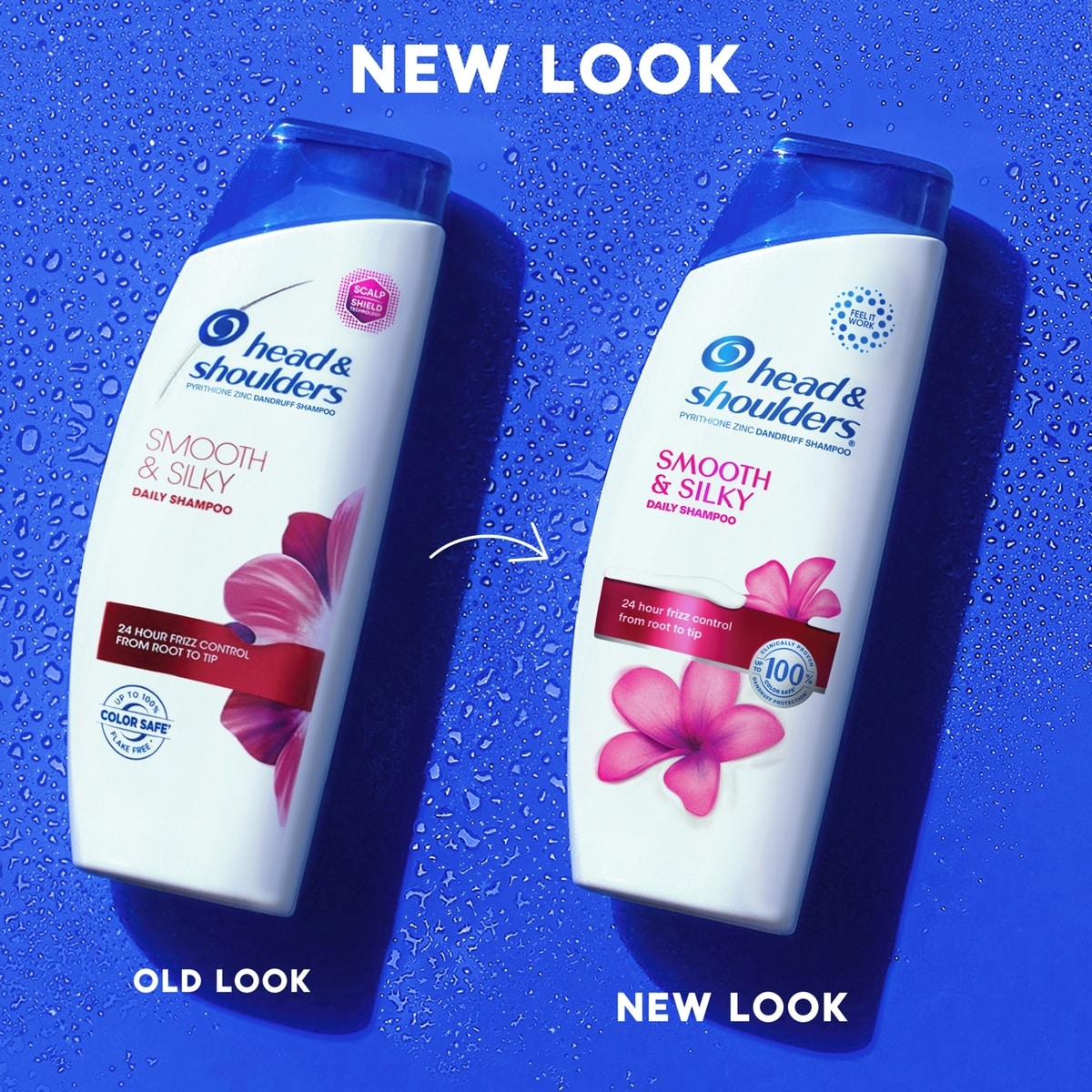 Shampooing et revitalisant 2 en 1 Head & Shoulders Lisses et soyeux