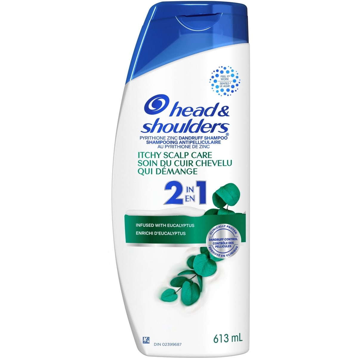 Shampooing et revitalisant 2 en 1 Head & Shoulders pour cuir chevelu qui démange