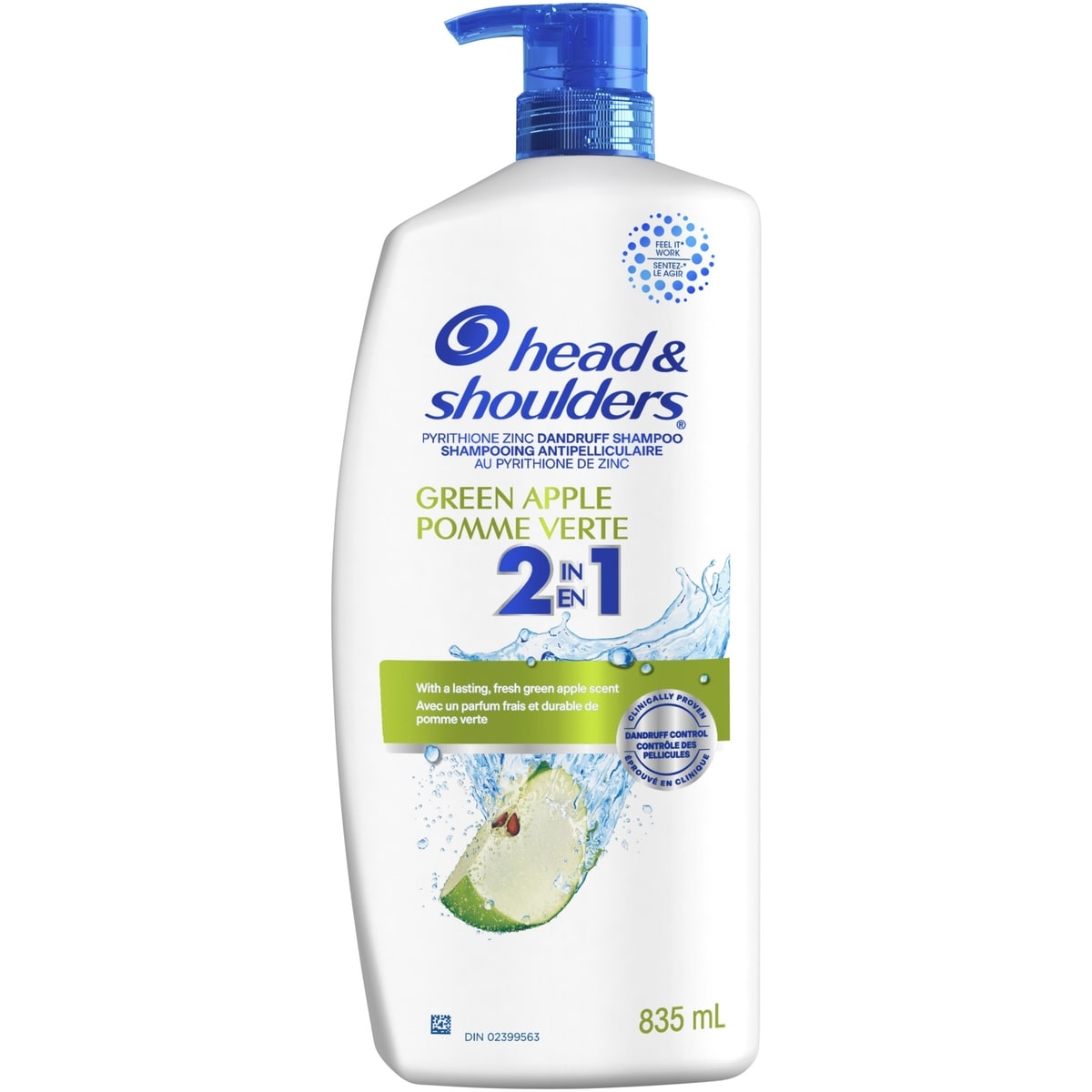 Shampooing et revitalisant 2 en 1 Head & Shoulders Pomme verte