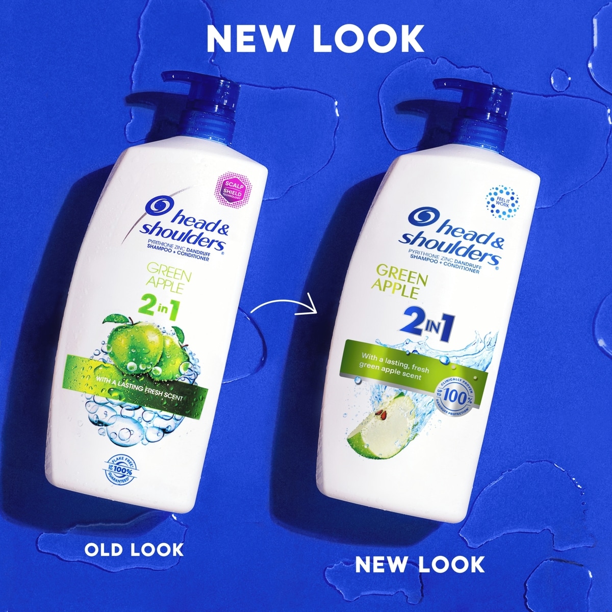 Shampooing et revitalisant 2 en 1 Head & Shoulders Pomme verte