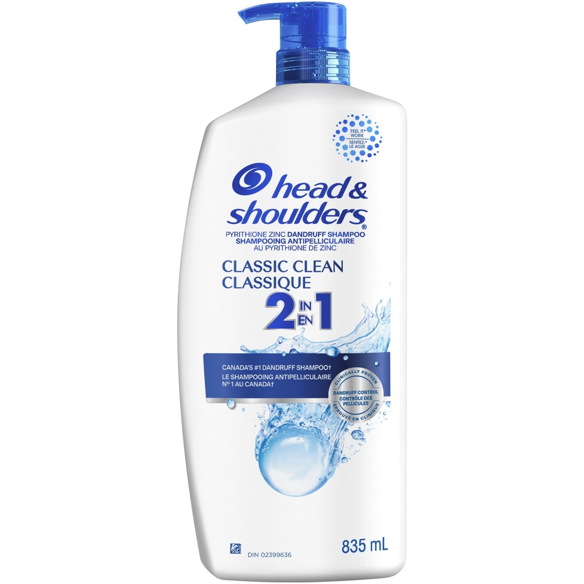 Shampooing et revitalisant 2 en 1 Head & Shoulders Classique