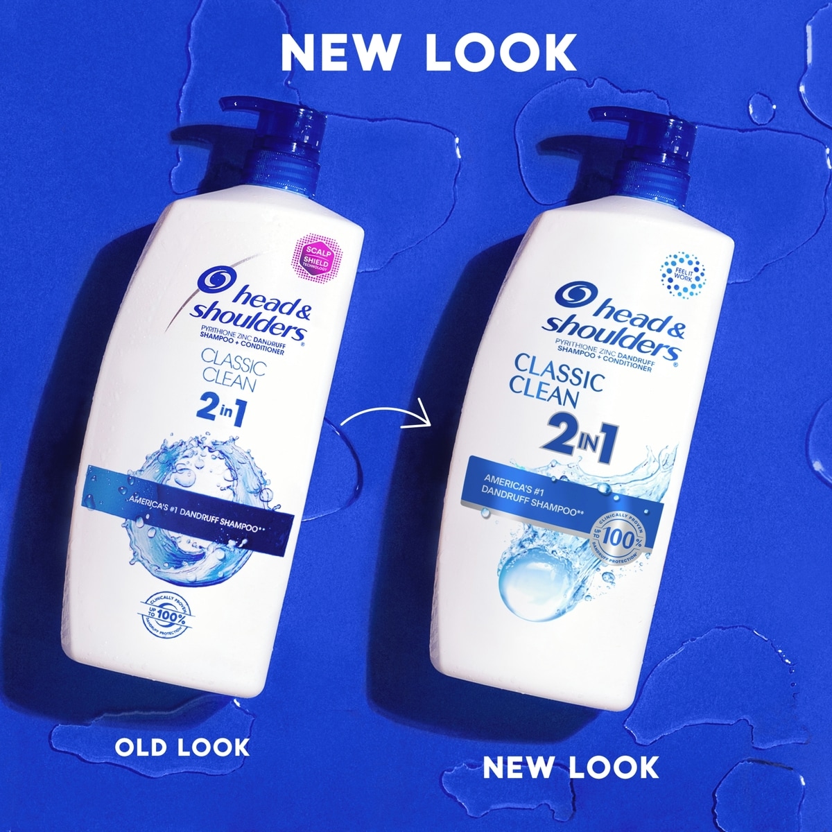 Shampooing et revitalisant 2 en 1 Head & Shoulders Classique