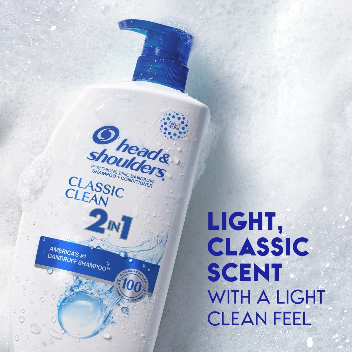 Shampooing et revitalisant 2 en 1 Head & Shoulders Classique