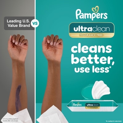 Free & Gentle 100% Plant-Based Fragrance Free Baby Wipes, 2 pack 4