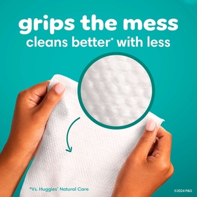 Free & Gentle 100% Plant-Based Fragrance Free Baby Wipes, 2 pack 6