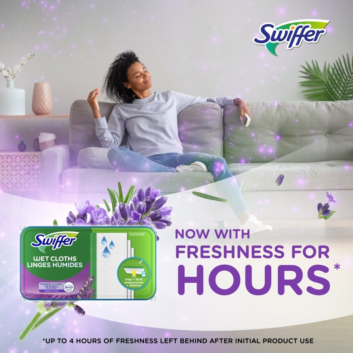 Linges humides parfum Frais