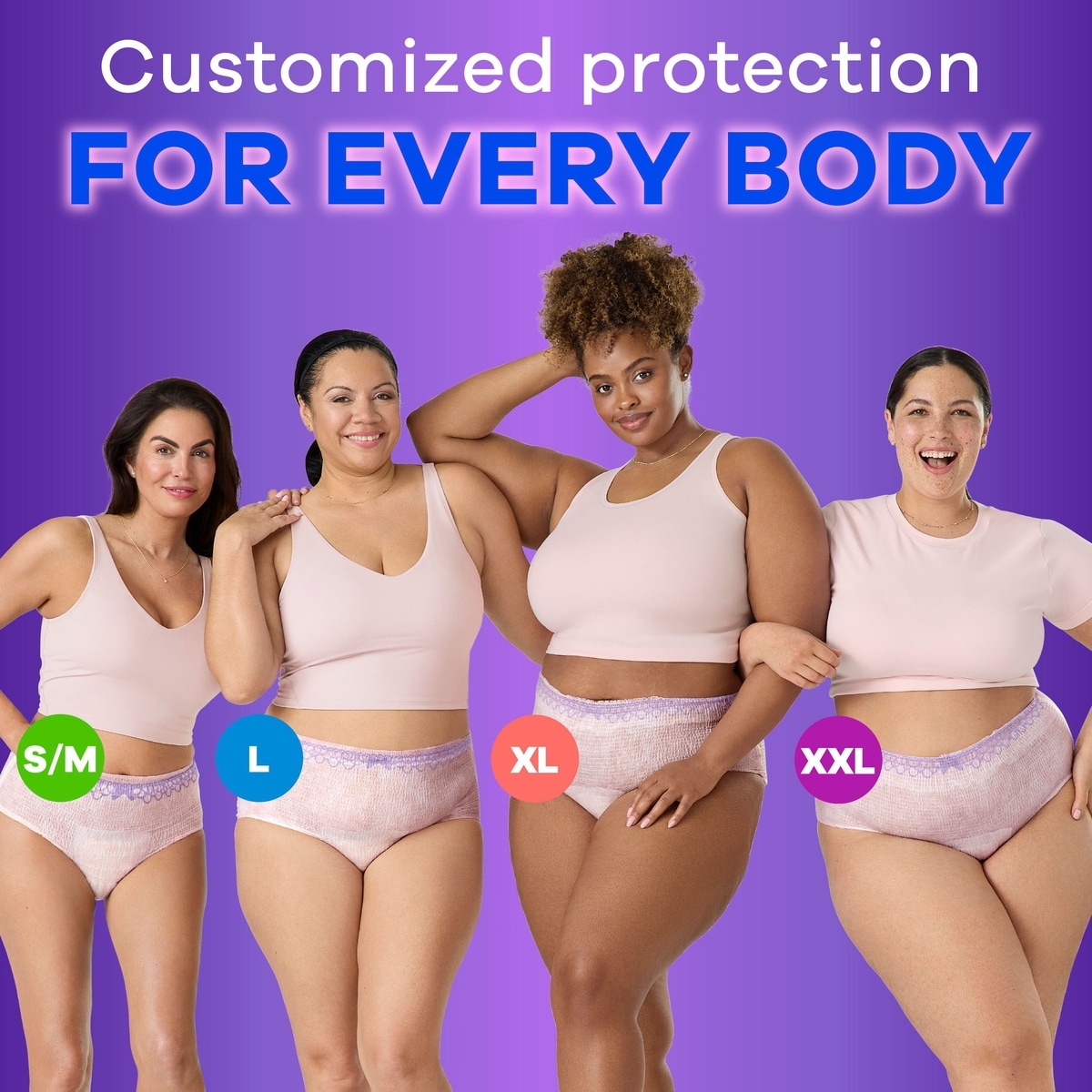 Adult Incontinence Underwear for Women and Postpartum Underwear, S/M, Up to 100% Bladder Leak Protection