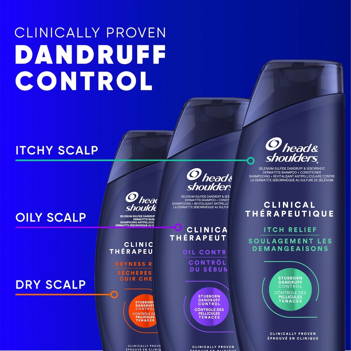 Clinical Dryness Rescue 2in1, for Stubborn Dandruff