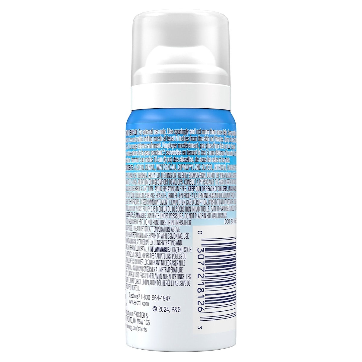 Whole Body Aluminum Free Deodorant for Women Body Spray Peach & Vanilla