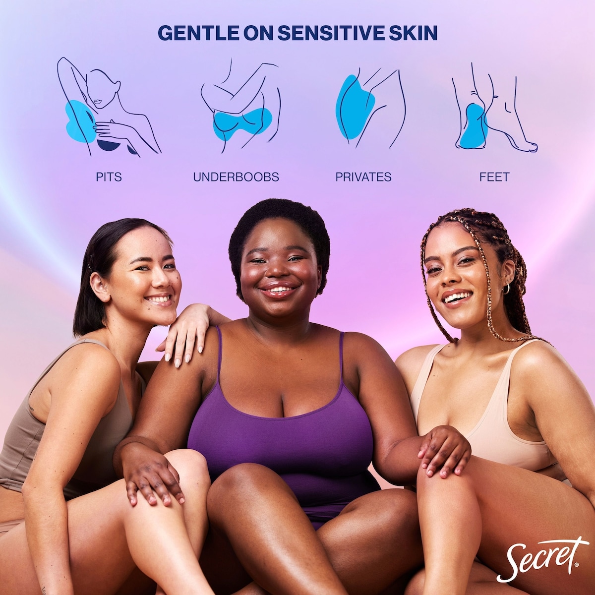 Whole Body Aluminum Free Deodorant for Women Body Spray Peach & Vanilla