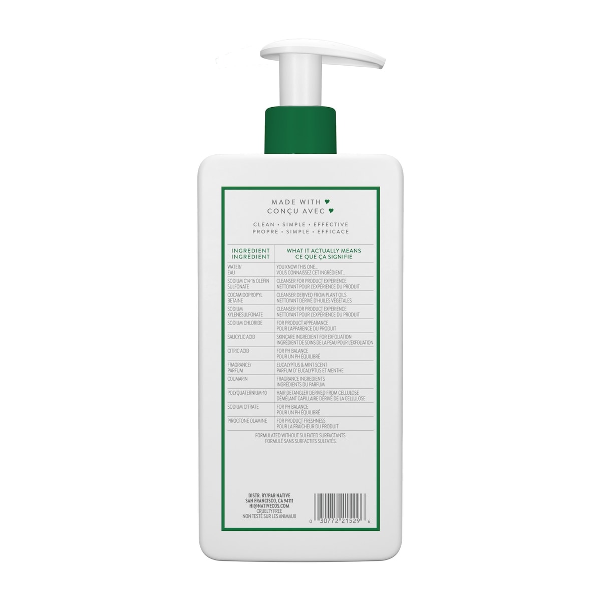 Eucalyptus & Mint Scalp Detox 2in1 Shampoo