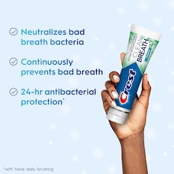 Clean Breath Spearmint Toothpaste – Neutralizes Bad Breath, Antibacterial Protection, Fights Cavities, Freshens Breath, Gently Whitens 6