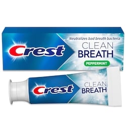 Clean Breath Peppermint Toothpaste – Neutralizes Bad Breath, Antibacterial Protection, Fights Cavities, Freshens Breath, Gently Whitens 1