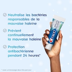 Dentifrice haleine propre Menthe poivrée 100&nbsp;mL&nbsp;: neutralise la mauvaise haleine, protège contre les bactéries, combat la carie, rafraîchit l’haleine, blanchit en douceur 5