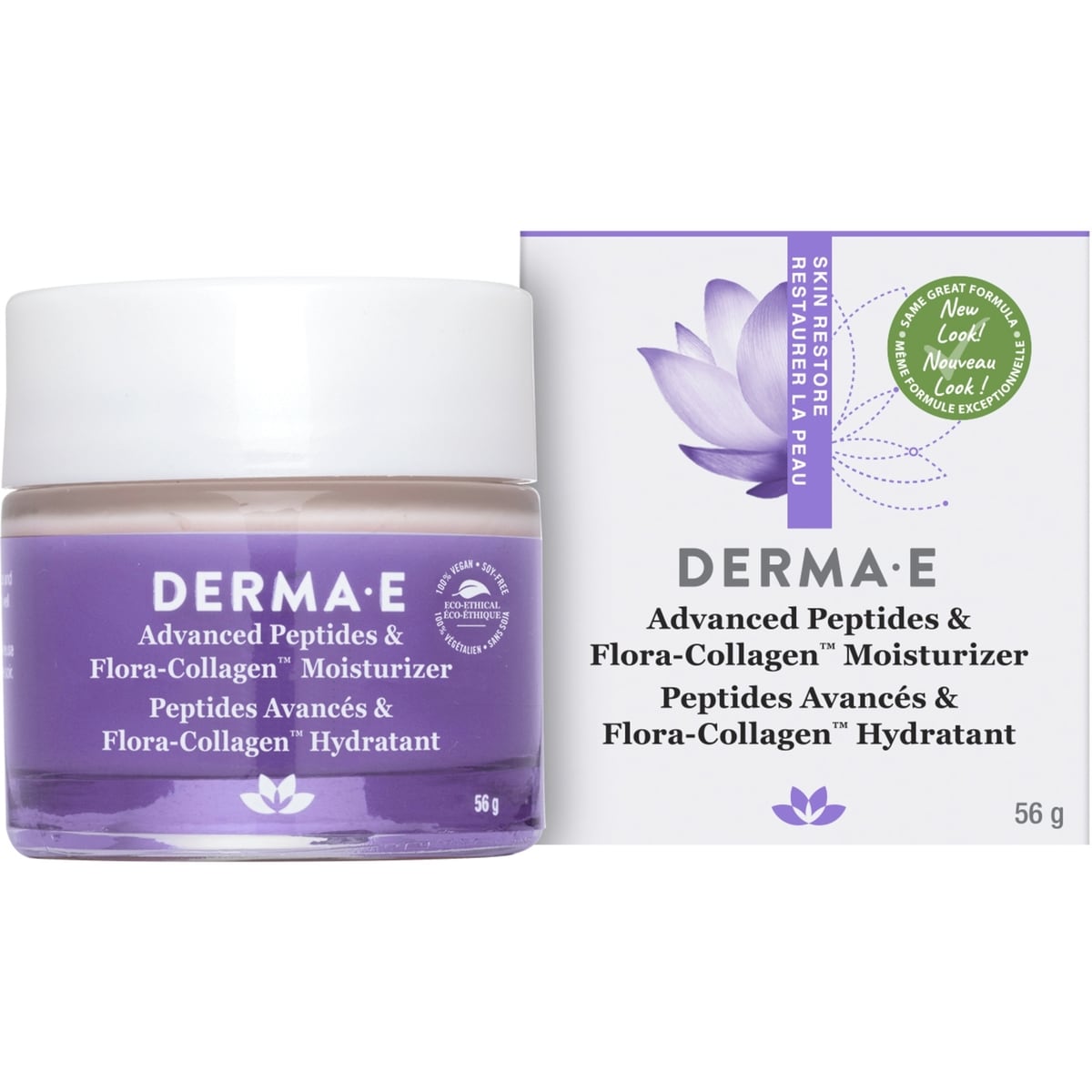 DERMA E Advanced Peptides & Flora-Collagen Moisturizer