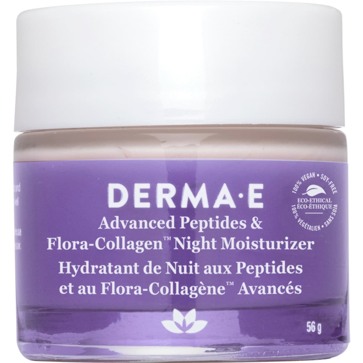 DERMA E CRM NUIT HYDR PEPT
