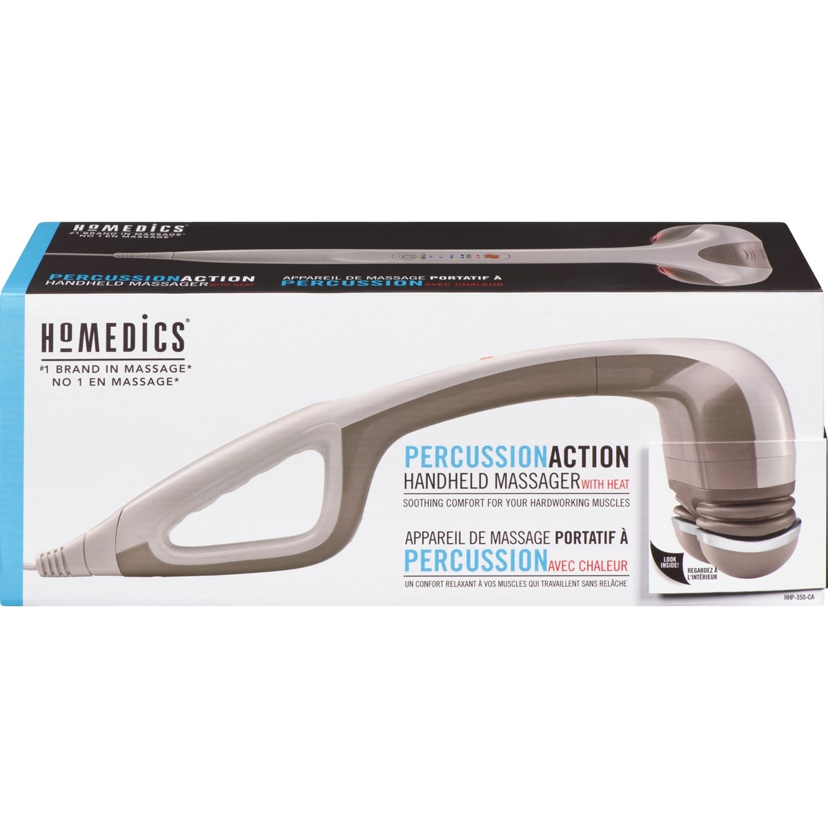 Homedics Percussion Pro Handheld Massager with Heat 1 BX