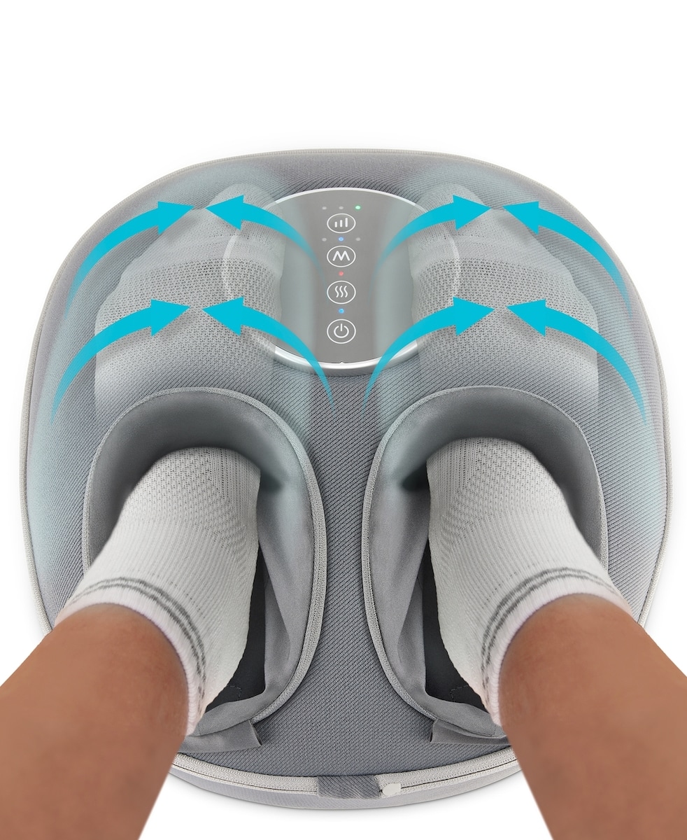 Homedics Shiatsu-Air Deluxe Masseur de pieds avec chaleur